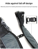 Winter Coat Waterproof Windproof Dog Jacket with Harness