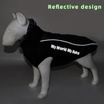 Winter Coat Waterproof Windproof Dog Jacket with Harness