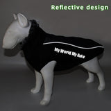 Winter Coat Waterproof Windproof Dog Jacket with Harness