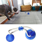 Dog  Puppy Interactive Suction Cup Push TPR Ball Molar Bite