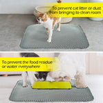 Waterproof Pet Cat Litter Mat Double Layer Litter Trapping Pads