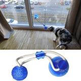 Dog  Puppy Interactive Suction Cup Push TPR Ball Molar Bite