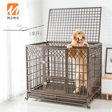 Big metal stainless steel heavy duty folding galvanized indoor kennel cages stackable dog cage