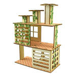 Hamster Wooden House Villa Easy to Assemble Cage Accessories 5 Colors