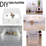 Dog Fences Pet Playpen DIY Animal  Crate