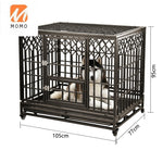 Big metal stainless steel heavy duty folding galvanized indoor kennel cages stackable dog cage