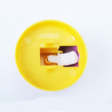 Pet Toy Training Bell Dog Cat Non-Skid Rubber Base Service Call Bell Footprint Ring