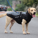 Winter Coat Waterproof Windproof Dog Jacket with Harness