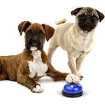 Pet Toy Training Bell Dog Cat Non-Skid Rubber Base Service Call Bell Footprint Ring