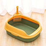 Removable And Easy To Clean Cat Litter Box Plastic Litter Tray Kitten Litter Pan