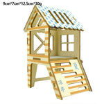 Hamster House Assembled Solid Wood Small Pet Climbing Frame Toy Hamster Accessories