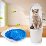 Pet Cat training Toilet Seat Pet Plastic litter Box Tray Kit