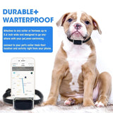 Pet Collar With Gps Tracker For Dogs Cats