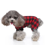 Winter Clothes Print Warm Jumpsuits Coat for Small Dogs Puppy  Cat Chihuahua Pomeranian