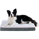 Rectangle Egg Crate Foam Dog Bed for Medium and Large Pets