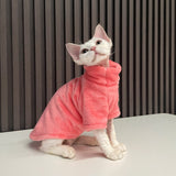 2022 New Hairless Cat Sweater Winter Fashion Thickening Warm Sphynx Clothes