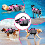 Dog Life Jacket Ripstop with rescue handle