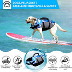 Dog Life Jacket Ripstop with rescue handle