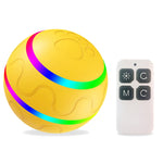 Smart Toy for Dog Cat Interactive Ball Led Flash Usb Electric Automatic Rolling Ball