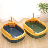 Removable And Easy To Clean Cat Litter Box Plastic Litter Tray Kitten Litter Pan