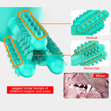 Bite Resistant Dog Toothbrush  Interactive  Teeth Cleaning Toy Small Medium Large Dog