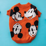 Disney Mickey Pattern Small and Medium Dog Clothes