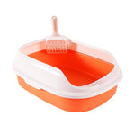 Removable And Easy To Clean Cat Litter Box Plastic Litter Tray Kitten Litter Pan