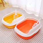 Removable And Easy To Clean Cat Litter Box Plastic Litter Tray Kitten Litter Pan