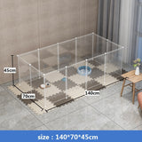 Portable Pet Playpen DIY Small Animals Metal Wire Crate