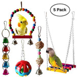 10 Pack Bird Parrot Toys Bird Swing Chewing  Hanging Hammock