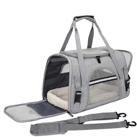 Cat Carrier Dog Carrier  Foldable Portable Travel