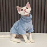 2022 New Hairless Cat Sweater Winter Fashion Thickening Warm Sphynx Clothes