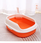 Removable And Easy To Clean Cat Litter Box Plastic Litter Tray Kitten Litter Pan