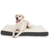 Rectangle Egg Crate Foam Dog Bed for Medium and Large Pets