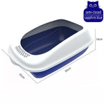 Pet Litter Box Fully Enclosed Spillproof Deodorant Cat Toiletl Large Capacity