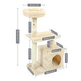 Cat Toy Cat Climbing Tree House Cat Toy Tree Scratcher Play House Condo Furniture Climbing Frame Cat Condos Scratching