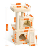 Cat Toy Cat Climbing Tree House Cat Toy Tree Scratcher Play House Condo Furniture Climbing Frame Cat Condos Scratching