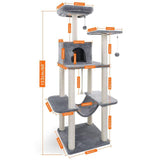 Cat Toy Cat Climbing Tree House Cat Toy Tree Scratcher Play House Condo Furniture Climbing Frame Cat Condos Scratching