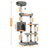 Domestic Delivery Cat Toy Scratching Wood Climbing Tree Cat Jumping Toy with Ladder Climbing Frame Cat Furniture Scratching Post