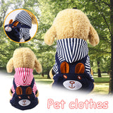 Fashion Striped Pet Dog Clothes