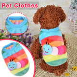 Pet Outfits Autumn Winter Pet Clothes Jump Suit Warm Pajamas