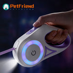 LED Retractable Dog Leash For Dogs Cats