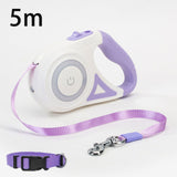 LED Retractable Dog Leash For Dogs Cats