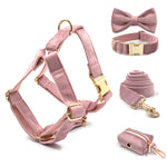 Pink Dog Harness for Girl Dogs Cute Dog Collar