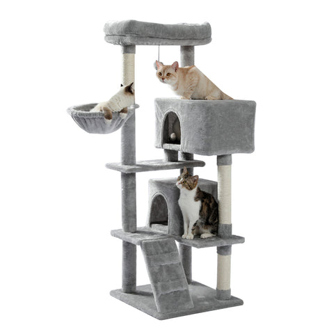 Domestic Delivery Cat Toy Scratching Wood Climbing Tree Cat Jumping Toy with Ladder Climbing Frame Cat Furniture Scratching Post