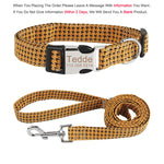 Bohemia Engraved Dog Collar Custom Puppy Cat Leashes