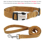 Bohemia Engraved Dog Collar Custom Puppy Cat Leashes