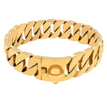 Gold Cuban Chain Pet Collar