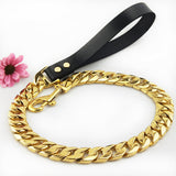 Gold Cuban Chain Pet Collar