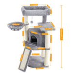 Cat Toy Cat Climbing Tree House Cat Toy Tree Scratcher Play House Condo Furniture Climbing Frame Cat Condos Scratching